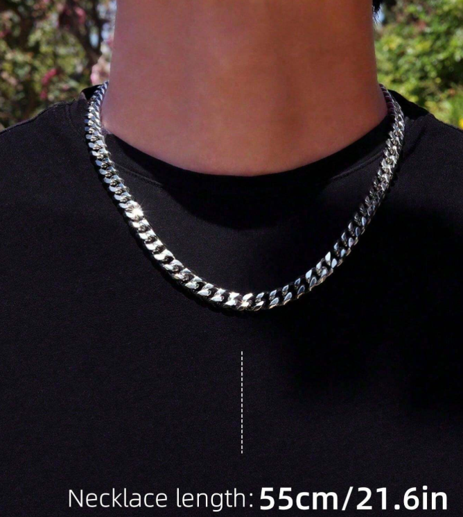 55cm, Stainless Steel Chain