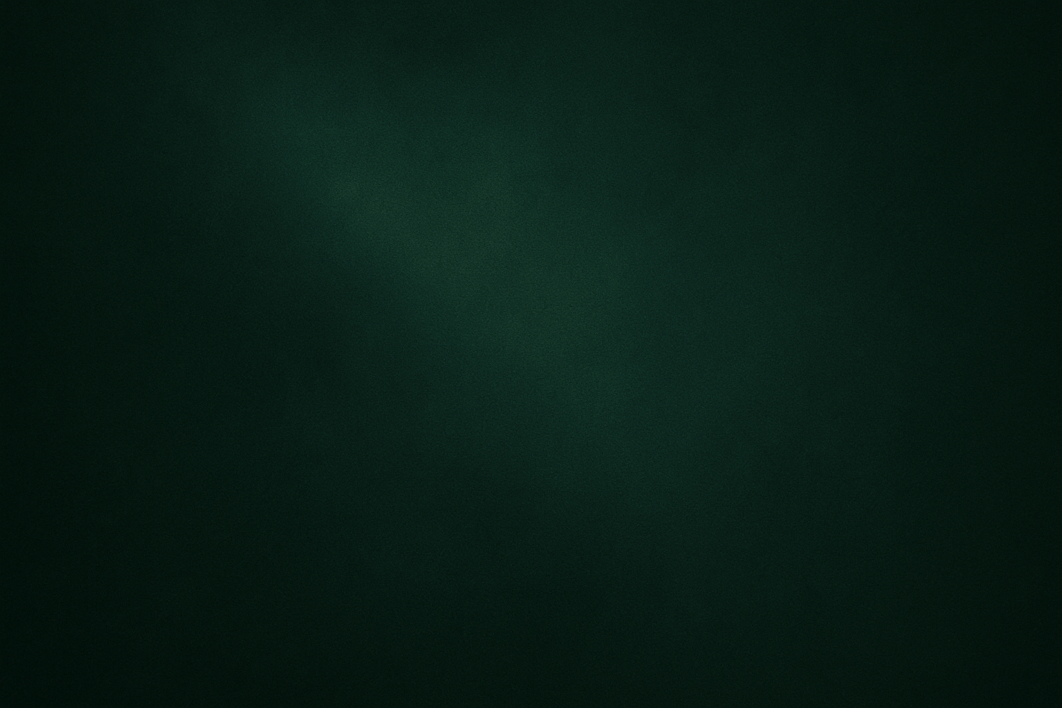 dark green background